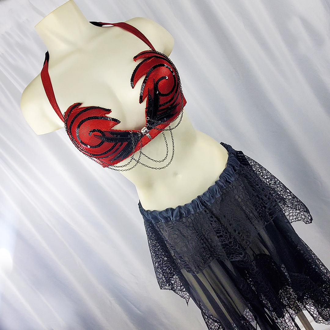 Crimson Enchantress Fantasy Bra
