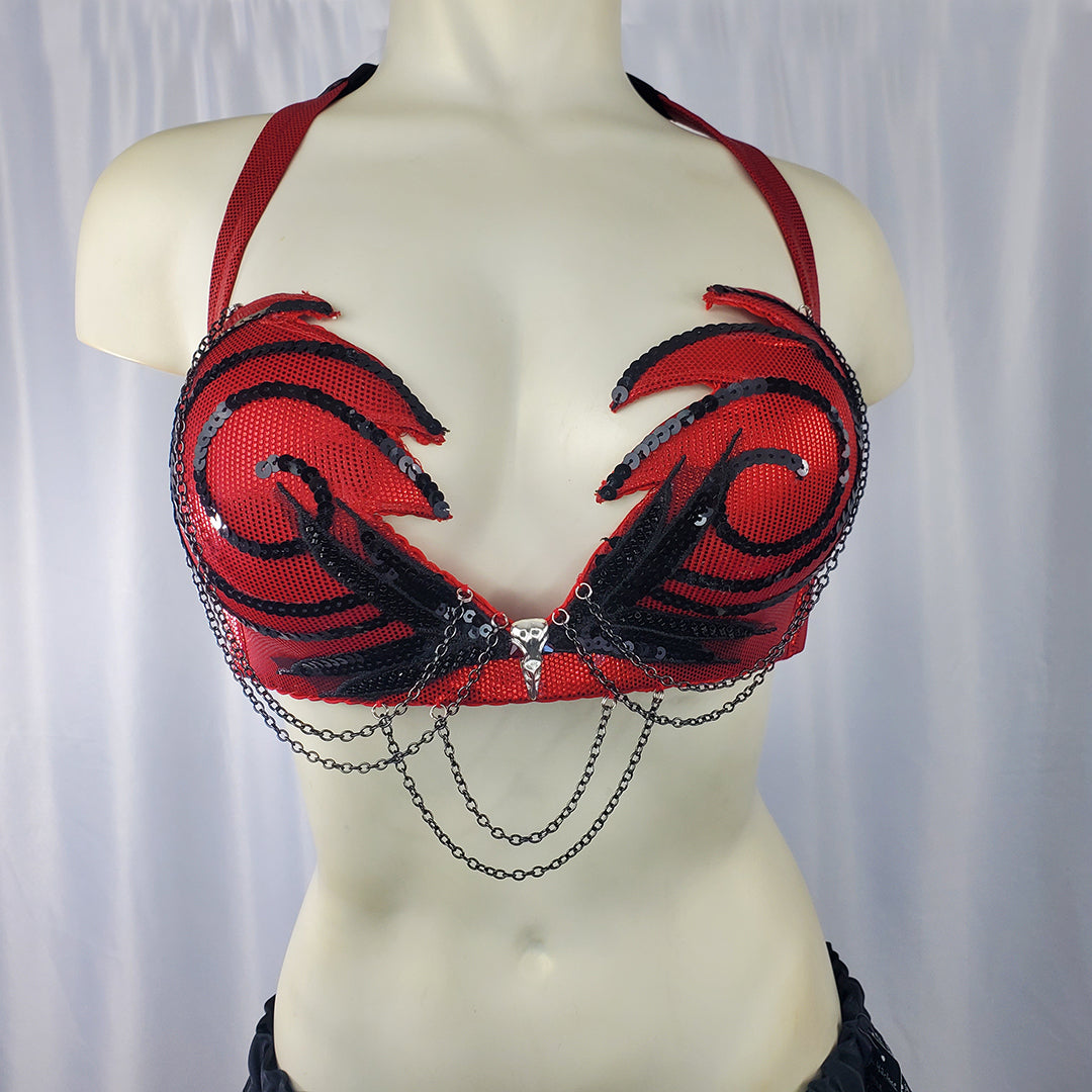 Crimson Enchantress Fantasy Bra