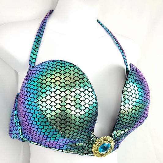 Dragonfly Scale Festival Bra Top