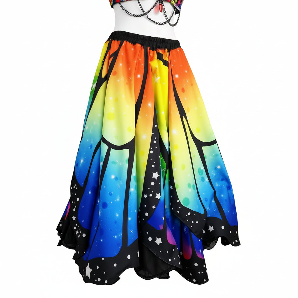 Rainbow Butterfly Skirt