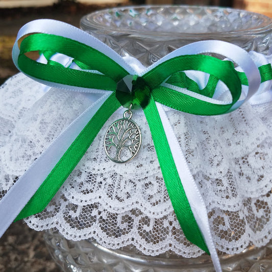 Tree of Life Wedding Garter Set