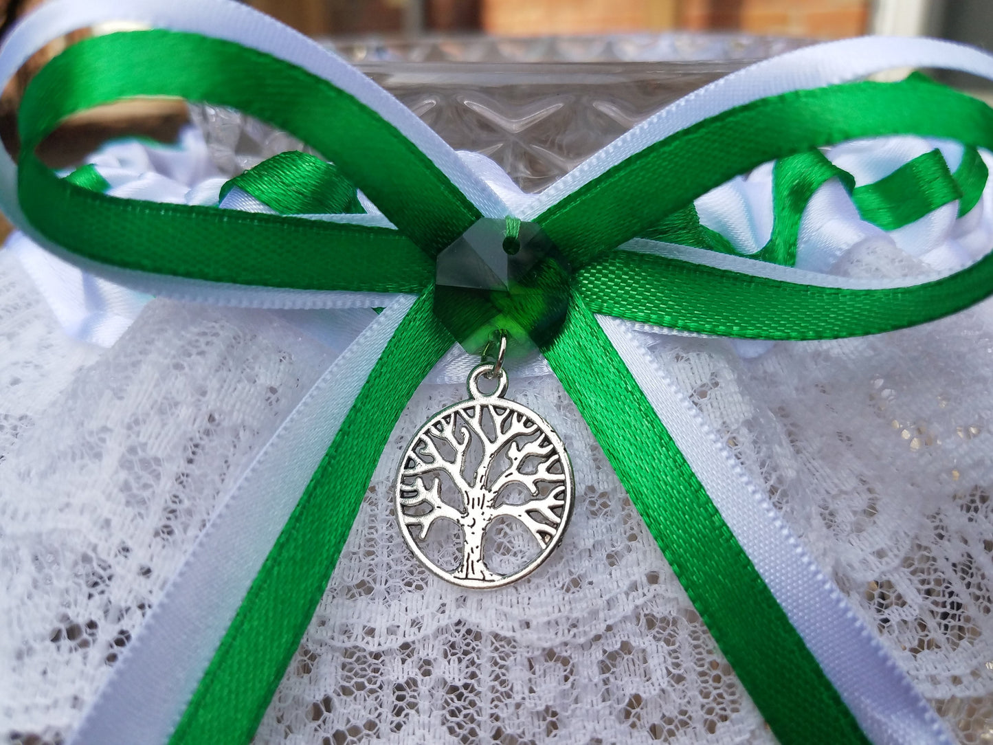 Tree of Life Wedding Garter Set