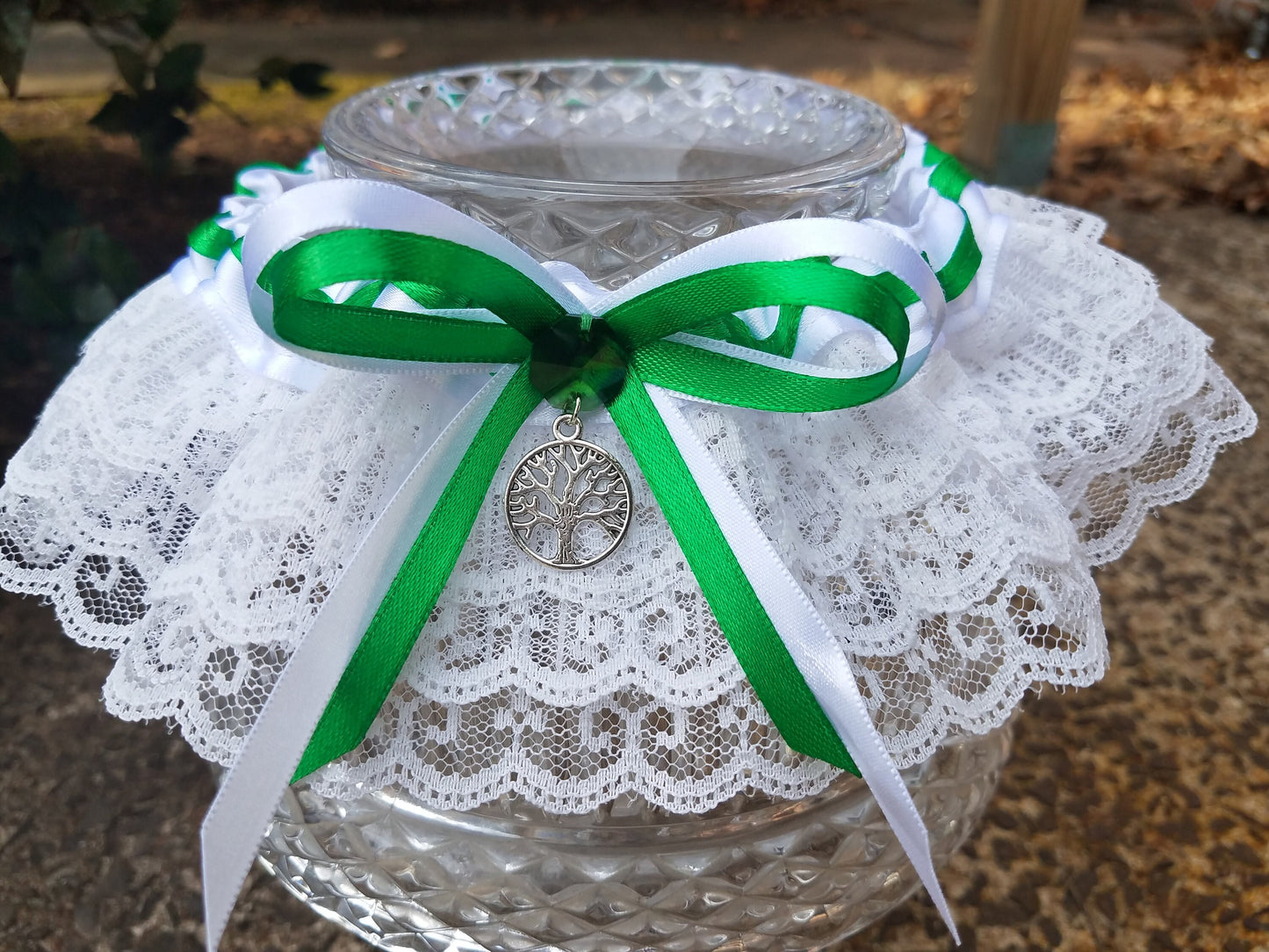 Tree of Life Wedding Garter Set
