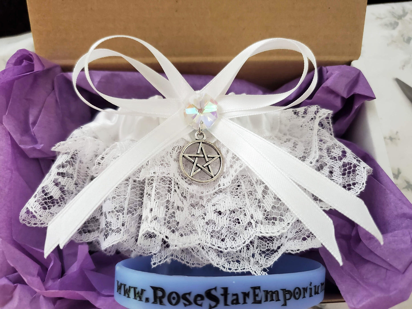 Handfasting Pentacle Garter