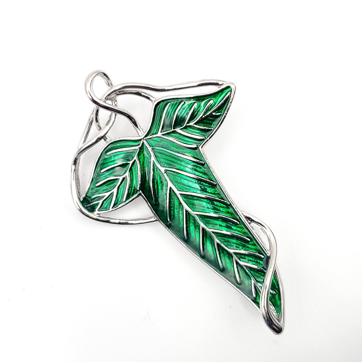 Ivy Leaf Pin / Brooch - Elf Pin - Leaf Cloak Pin- Perfect Wedding Favors and Acessories